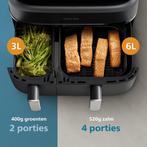 Philips 3000 Series Dual Airfryer NA351/00 - Dubbele Mand -, Witgoed en Apparatuur, Frituurpannen, Verzenden, Zo goed als nieuw