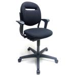 Refurbished Bureaustoel Ahrend 220 Zwart - Nieuwe stof, Huis en Inrichting, Verzenden, Nieuw
