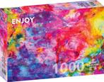 Colourful Abstract Oil Painting Puzzel (1000 stukjes) |, Hobby en Vrije tijd, Denksport en Puzzels, Nieuw, Verzenden