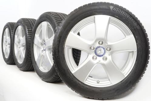 Mercedes C Klasse W205 17 inch velgen + Winterbanden Contine, Auto-onderdelen, Banden en Velgen, Velg(en), Gebruikt, 17 inch, Winterbanden
