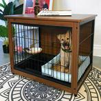 Houten Hondenkooi – Bijzettafel met Deuren en Lade, Dieren en Toebehoren, Verzenden, Nieuw