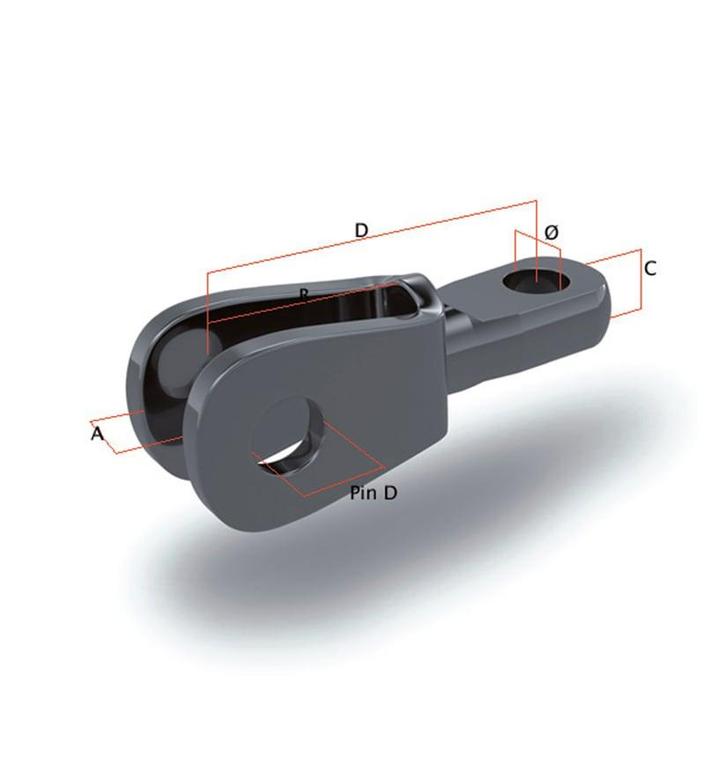 Oog-Gaffel-Toggle, Watersport en Boten, Accessoires en Onderhoud, Nieuw, Ophalen of Verzenden