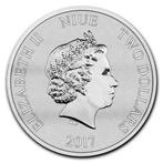 Niue. 2 Dollars 2017 1 oz $2 NZD Niue Disney Mickey Mouse