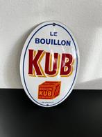 Kub bolvormig geëmailleerd reclamebord 20 × 14 cm -