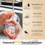 Thermische labels, 15*30mm wit voor thermal labelprinters, Ophalen of Verzenden, Nieuw