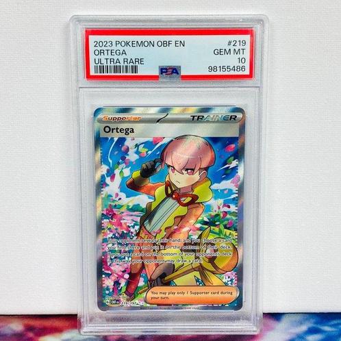 Pokémon Graded card - Ortega #219 Obsidian Flames - Pokémon, Hobby en Vrije tijd, Verzamelkaartspellen | Pokémon