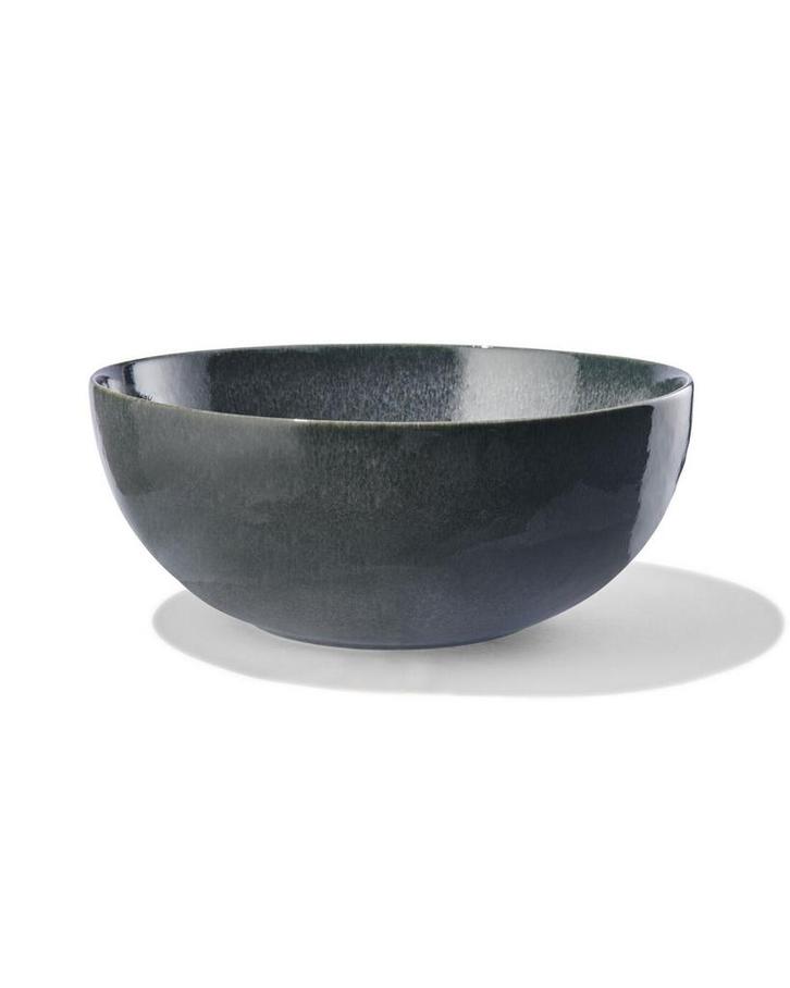 HEMA Schaal Ø26cm Porto reactief glazuur zwart 4+2 gratis, Huis en Inrichting, Keuken | Servies, Nieuw, Verzenden