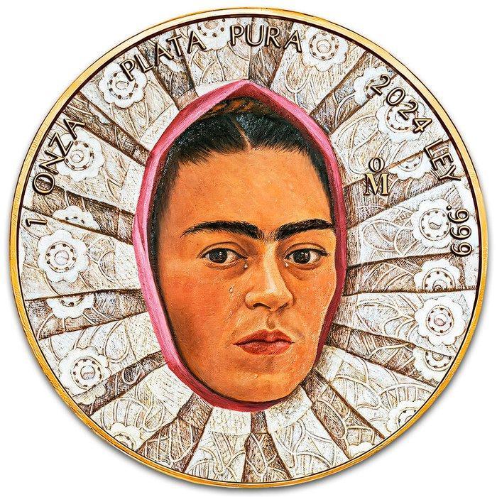 Mexico. 1 Onza 2024 1 oz Mexican Libertad Frida Kahlo Self, Postzegels en Munten, Edelmetalen en Baren