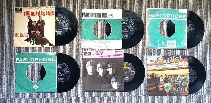 Beatles - A collection of 3 x 7 EPs and 3x 7 singles from, Cd's en Dvd's, Vinyl Singles