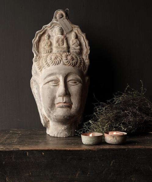 Uniek oude  keramiek  Buddha, Huis en Inrichting, Woonaccessoires | Overige, Nieuw, Verzenden