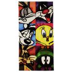 Looney Tunes Characters Badlaken Strandlaken 70x140cm -, Huis en Inrichting, Badkamer | Badtextiel en Accessoires, Verzenden, Nieuw