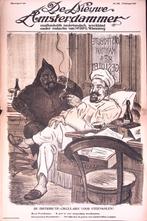 Spotprent over Posthuma en schaarsheid in Nederland tijde..., Antiek en Kunst, Kunst | Litho's en Zeefdrukken, Verzenden
