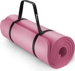 Yogamat - Fitness mat - Sportmat - Yoga mat extra dik - Roze, Sport en Fitness, Yoga en Pilates, Verzenden, Zo goed als nieuw