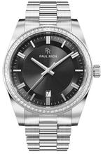Paul Rich Legacy Silver Black LEG04 horloge, Sieraden, Tassen en Uiterlijk, Horloges | Heren, Overige merken, Staal, Staal, Verzenden
