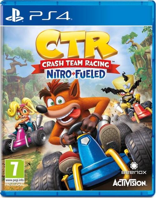 Crash Team Racing Nitro Fueled (Buitenlands Doosje) (Nieuw), Spelcomputers en Games, Games | Sony PlayStation 4, Nieuw, Ophalen of Verzenden