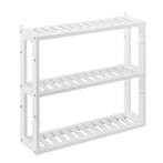 Badkamerrek wandmontage MDF 54x15x60 cm wit, Huis en Inrichting, Verzenden, Nieuw
