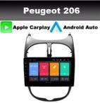 Peugeot 206 10.1 inch Carplay en android navigatie