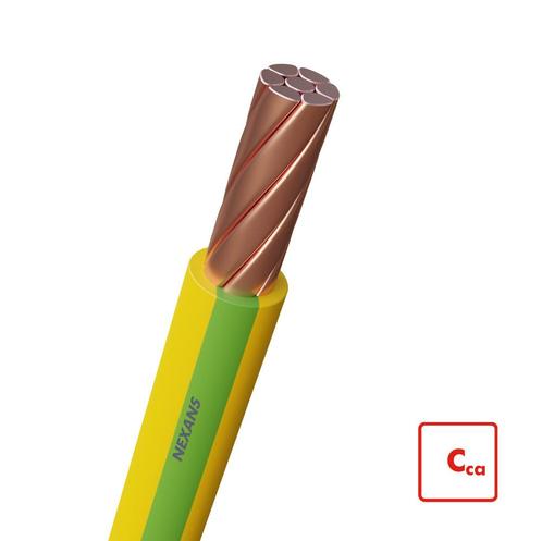 Nexans H07Z1-R Halogeenvrij Kabel 35mm2 Groen Geel -, Doe-het-zelf en Verbouw, Elektra en Kabels, Overige typen, Nieuw, Verzenden