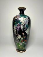 Vaas - Emaille, Koper, Zilver - Japan - Meiji periode