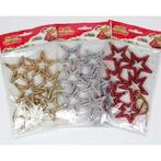 Open sterren EVA met glitter 6x6x1 cm Goud, Hobby en Vrije tijd, Knutselen, Ophalen of Verzenden, Nieuw