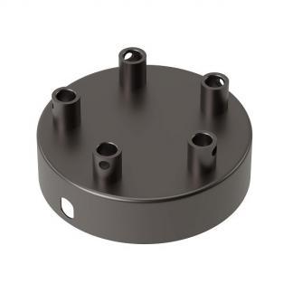 Plafondkap | Calex (Rond, 5 lampen, Mat parel zwart), Huis en Inrichting, Lampen | Hanglampen, Nieuw, Verzenden