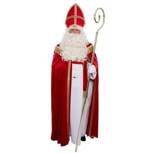 Sinterklaaspak Compleet Fluweel Luxe 4 delig, Hobby en Vrije tijd, Feestartikelen, Nieuw, Verzenden
