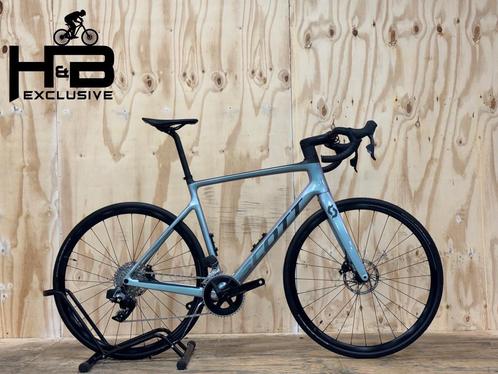 Scott Addict 10 Carbon Racefiets Sram Rival AXS 2023, Fietsen en Brommers, Fietsen | Racefietsen, Heren, 53 tot 57 cm, Zo goed als nieuw