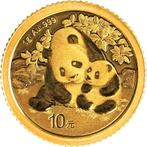 Gouden China Panda 1 gram 2024, Postzegels en Munten, Munten | Azië, Goud, Oost-Azië, Losse munt, Verzenden