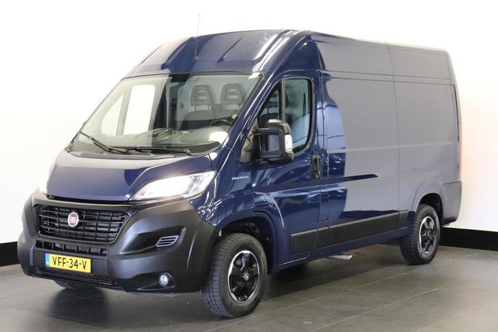Fiat Ducato 2.3 MJ 130PK L2H2 - EURO 6, Auto's, Bestelauto's, Lease, Zwart, Handgeschakeld, Overige kleuren, Financial lease, Stof