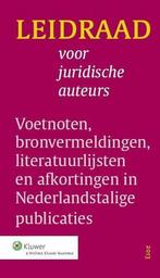 Leidraad voor juridische auteurs, 9789013115284, Boeken, Studieboeken en Cursussen, Verzenden, Zo goed als nieuw, Studieboeken