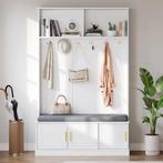 Kapstok met Schoenenbank – Garderoberek met 6 Haken en Bank, Verzenden, Nieuw