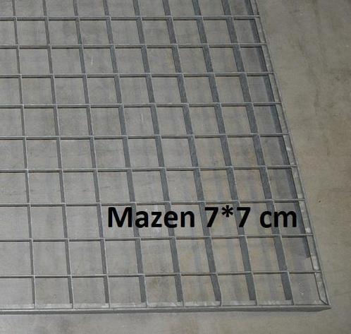Grofmazige roosters verzinkt | ideaal voor houtopslag, Doe-het-zelf en Verbouw, Metalen, Zo goed als nieuw, IJzer, Ophalen of Verzenden