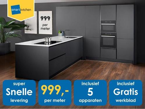 Top Kwaliteit Keuken voor 999 per meter - Goedkoper dan IKEA, Huis en Inrichting, Keuken | Complete keukens, Nieuw, Verzenden