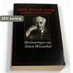 Geen wraak maar gerechtigheid 9789023006770 Wiesenthal, Verzenden, Gelezen, Wiesenthal