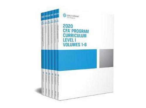 9781946442949 CFA Program Curriculum 2020 Level I Volumes..., Boeken, Economie, Management en Marketing, Nieuw, Verzenden