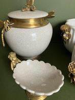 G&C Interiors - Vaas (4) - Brons, Porselein - Set