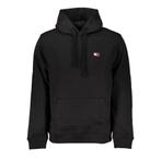 -6% Tommy Hilfiger  Tommy Hilfiger Sleek cotton hooded sweat, Verzenden, Nieuw, Zwart