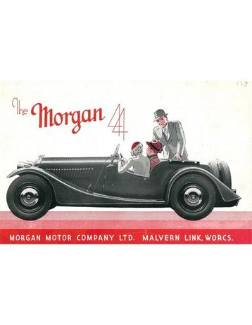 1938 MORGAN 4/4 BROCHURE ENGLISH beschikbaar voor biedingen