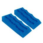 Oprijblok blauw set  2 stuks, Caravans en Kamperen, Verzenden, Nieuw