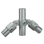 Buiskoppeling Scharnier 180° Ø 48,3 mm Zink, Verzenden, Nieuw