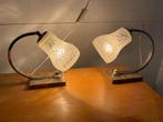 Set van 2 Art Deco bureaulampen van marmer en glas, Antiek en Kunst, Antiek | Lampen