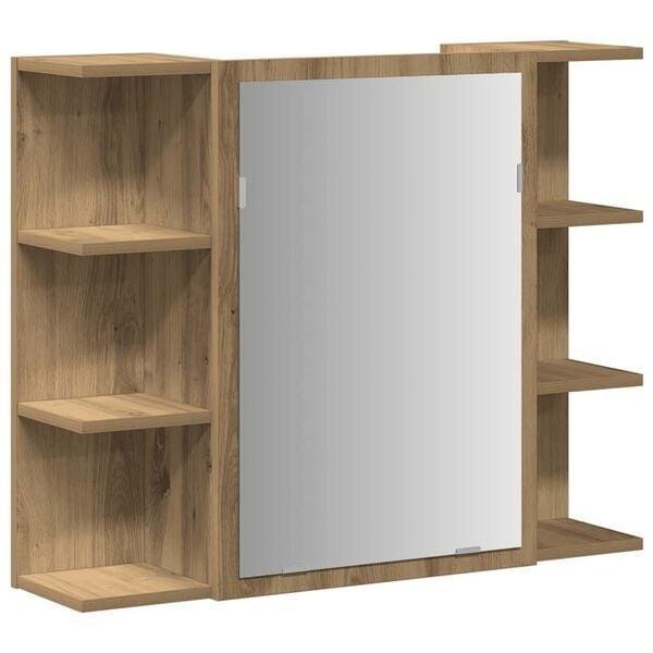 Kast met Spiegel 80x64cm | Tweedekansje (spiegelkast), Huis en Inrichting, Badkamer | Badkamermeubels, Minder dan 25 cm, Nieuw