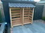 houtberging, haardhout, overkapping, houtopslag