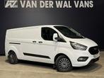 Ford Transit Custom 2.0 TDCI 131pk L2H1 Euro6 Airco | Apple, Auto's, Stof, Gebruikt, Wit, Dealer onderhouden
