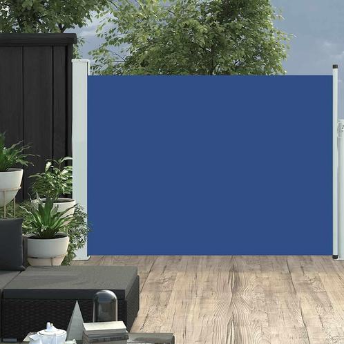 vidaXL Tuinscherm uittrekbaar 100x500 cm blauw, Tuin en Terras, Zonneschermen, Nieuw, Verzenden