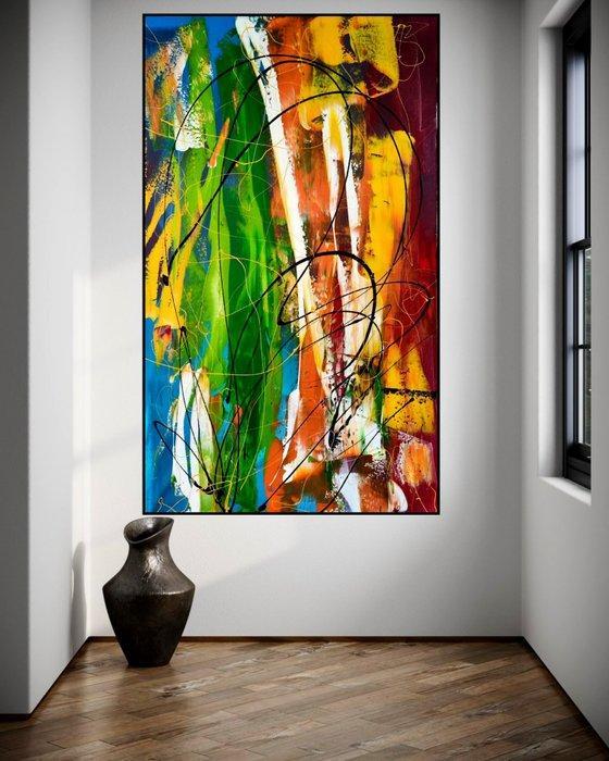 Luc Mora - Les cypres - XXL, Antiek en Kunst, Kunst | Designobjecten