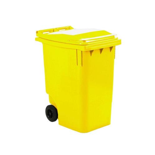 Mini-container 360 ltr - geel, Huis en Inrichting, Woonaccessoires | Prullenbakken, Nieuw, Verzenden