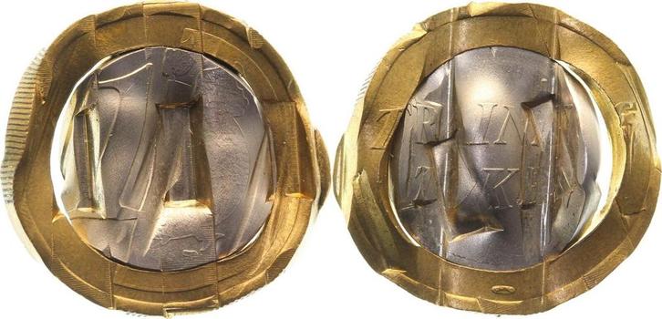 Duitsland 1 Euro-traings-token entwertet fuer Menschen mi..., Postzegels en Munten, Munten | Europa | Niet-Euromunten, Verzenden