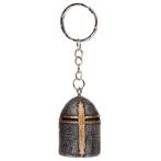 Sleutelhanger ijzer middeleeuwse ridderhelm/barbutahelm 4cm, Ophalen of Verzenden, Nieuw