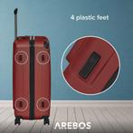 AREBOS Set van 4 reiskoffers Hard-shell koffers Set koffers, Hobby en Vrije tijd, Verzenden, Nieuw